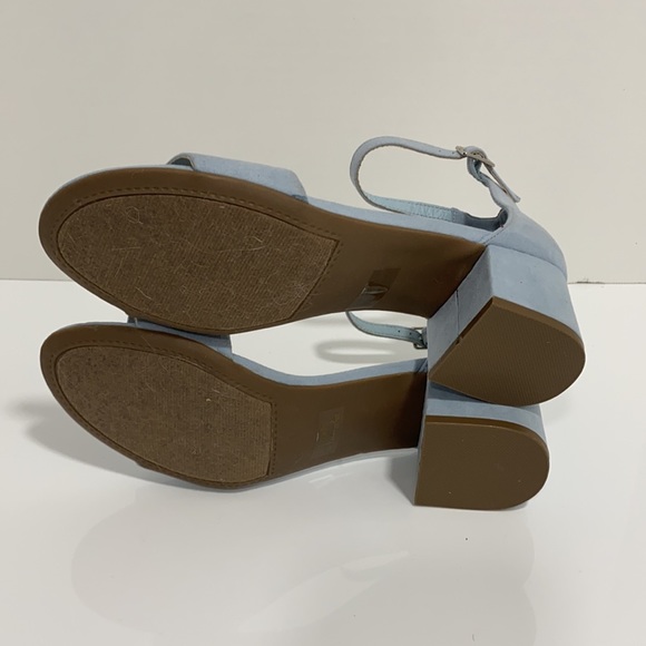 Sugar Women’s Sandals sz 7.5 Powder Blue Block Heel NEW #22-W - Picture 8 of 8